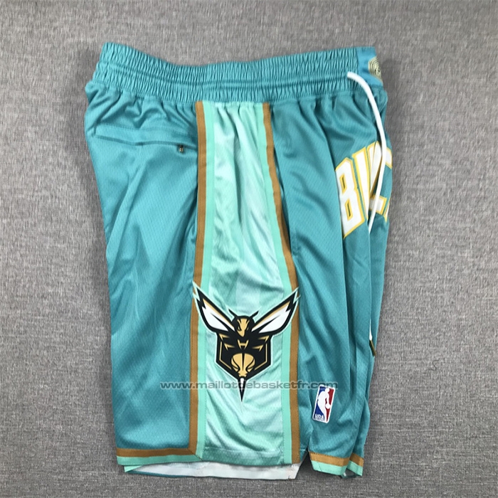 Short Charlotte Hornets Ville Just Don 2023-24 Vert